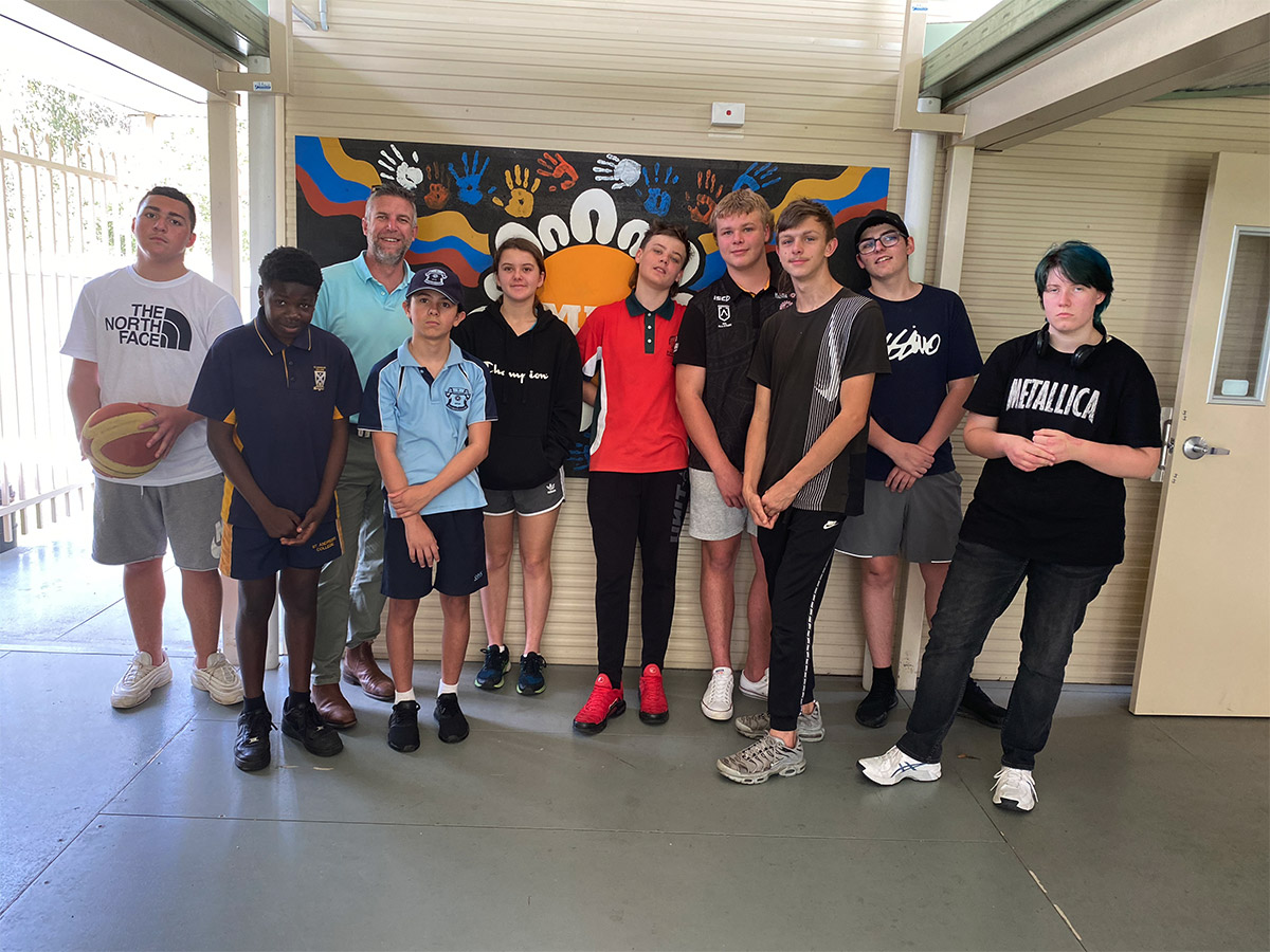 2020 students at the Marist Learning Zone