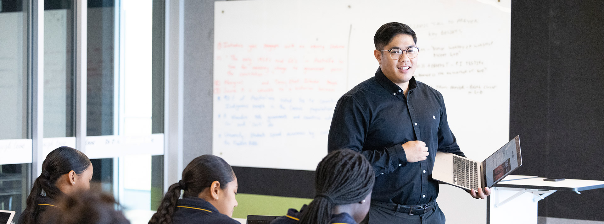 Male teacher from St Agnes Rooty Hill