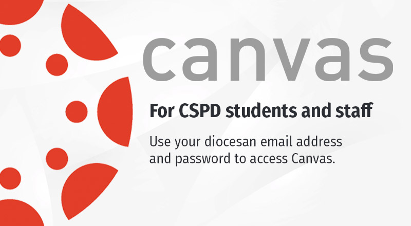 Canvas for CSPD students and staff