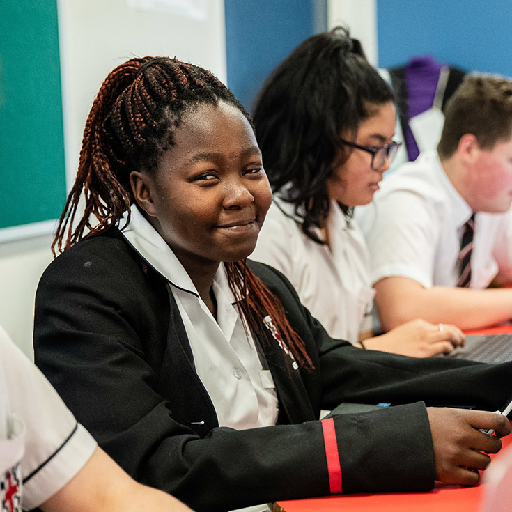 Xavier Catholic College Llandilo students in class