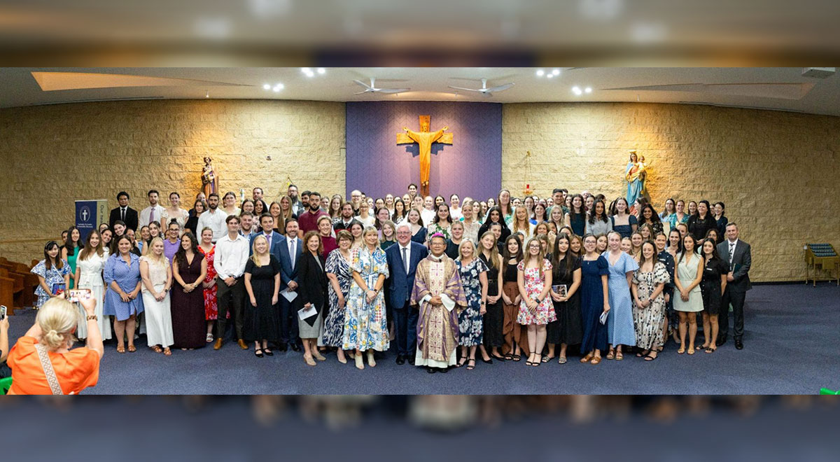 Bishop Vincent Long OFM Conv and Catholic Schools Parramatta Diocese (CSPD) Leaders