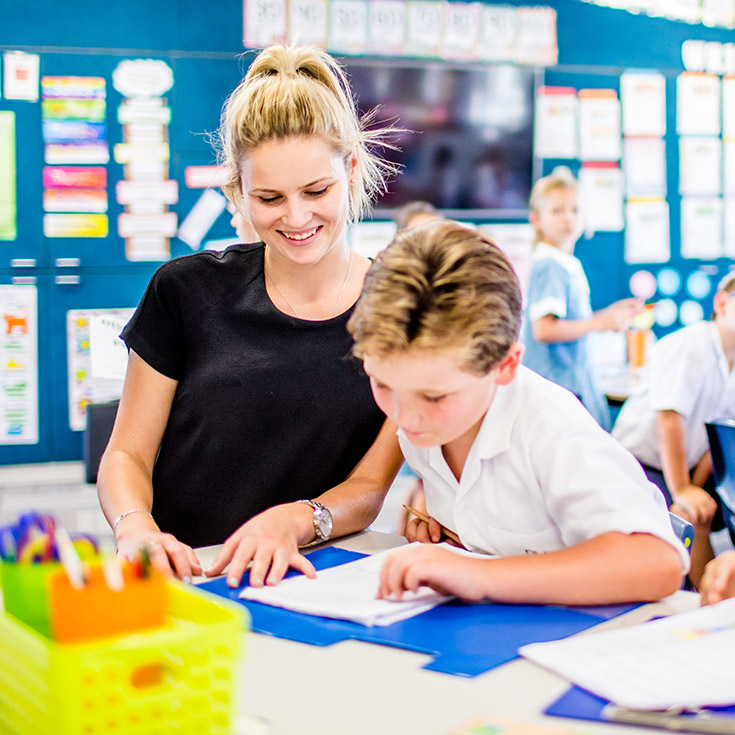 Catholic Schools Parramatta Diocese teacher inspiring student