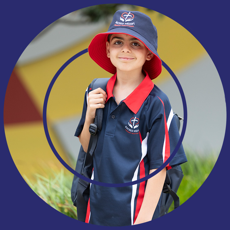 Primary school students at Sacred Heart Catholic Primary Westmead